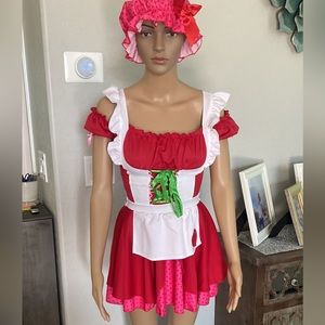 Strawberry girl teen costume S/m